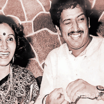 Vishnuvardhan with his wife Bharathi